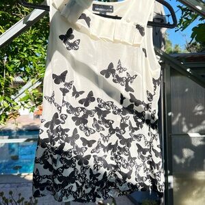 100% Silk Butterfly Top szS